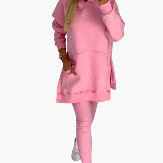 Hoodie & Leggings Set – Women's Cozy Two-Piece Loungewear