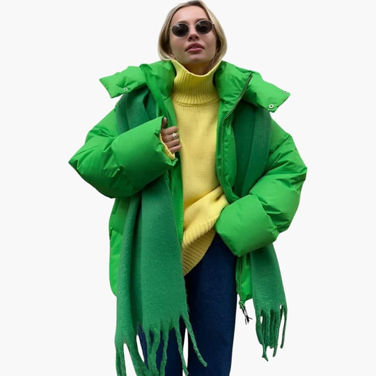 Oversized Puffer Jacket – Women's Lightweight Winter Coat
