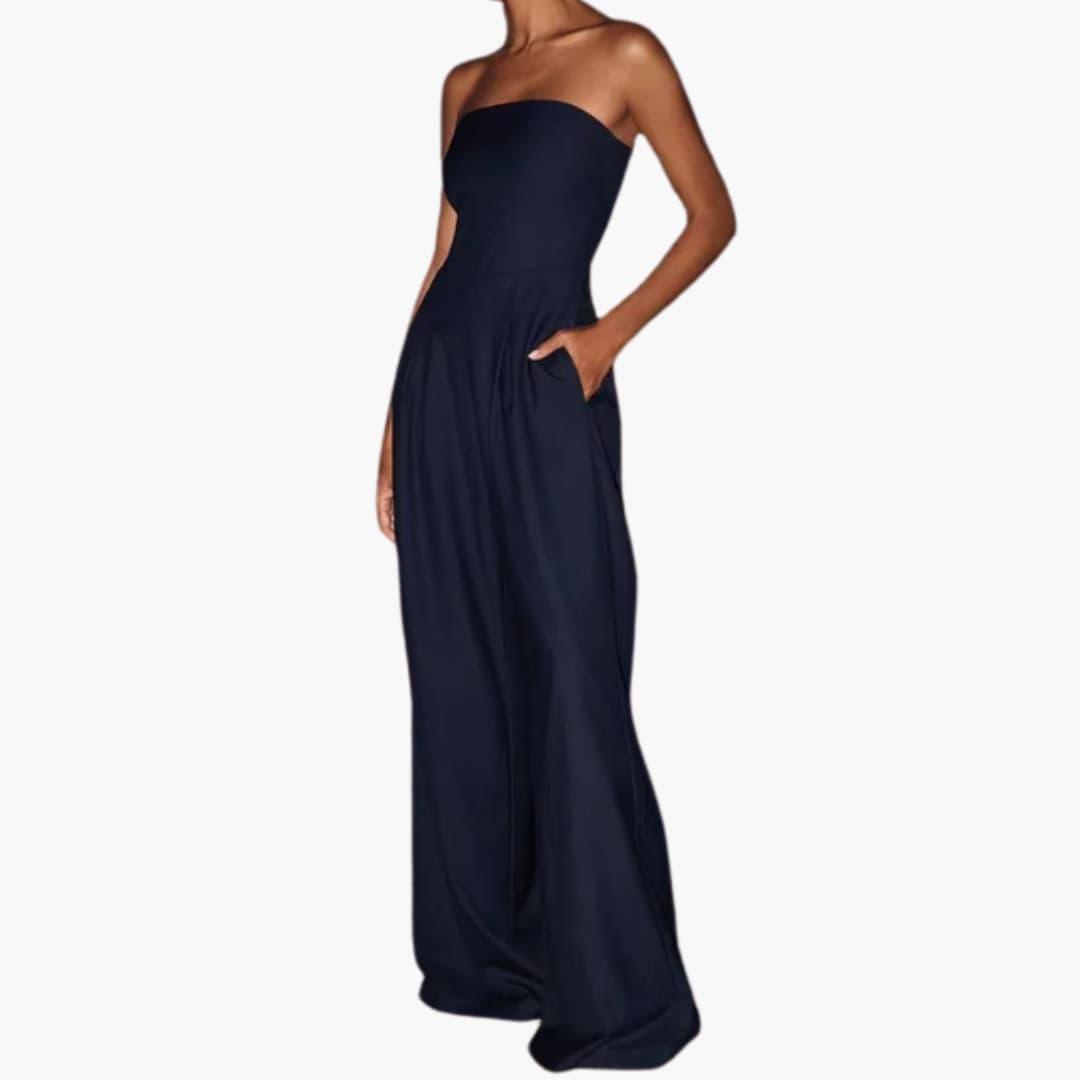 Chic Cotton Jumpsuit – Women's Versatile All-Day Style