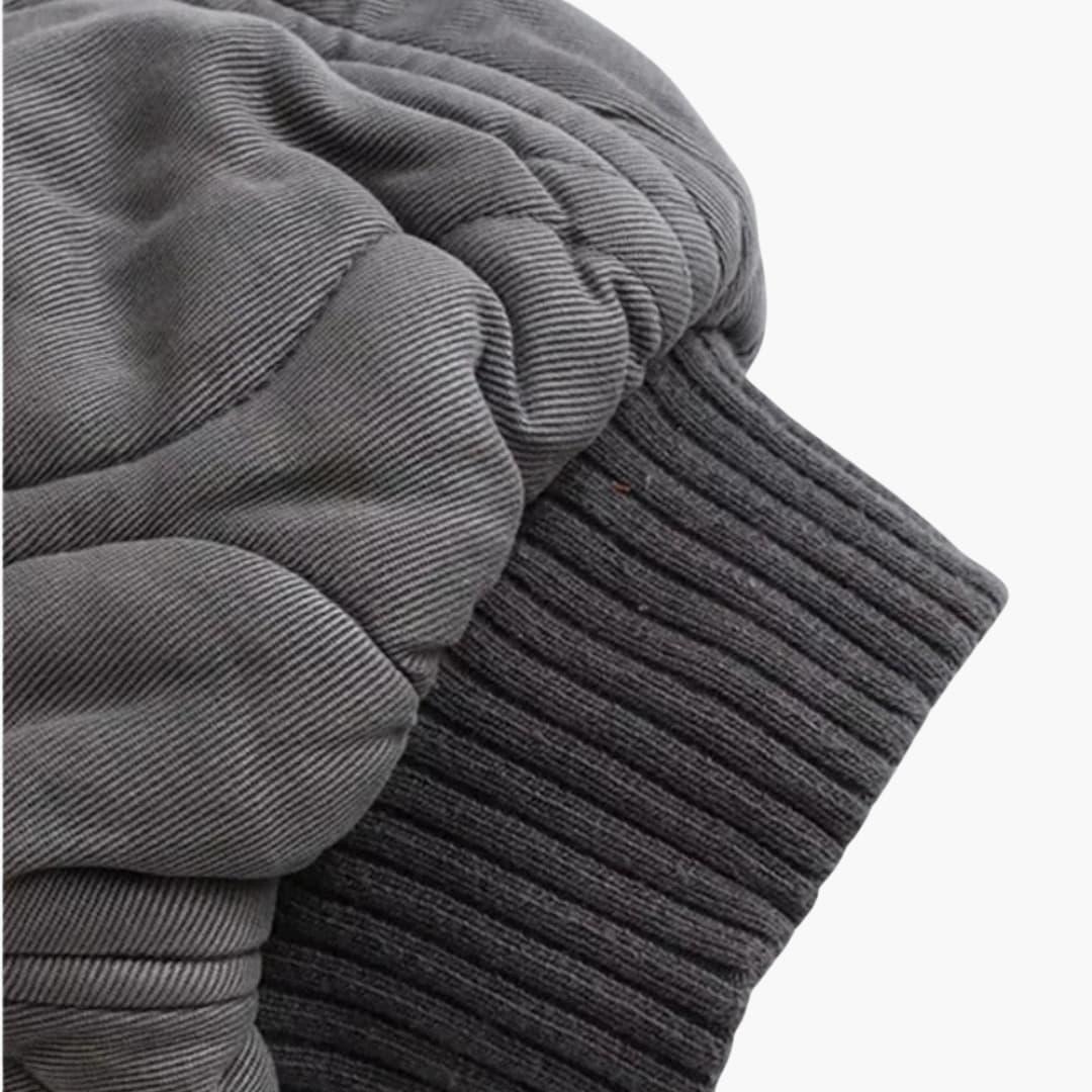 Quilted Bomber Jacket – Women's Oversized Winter Style