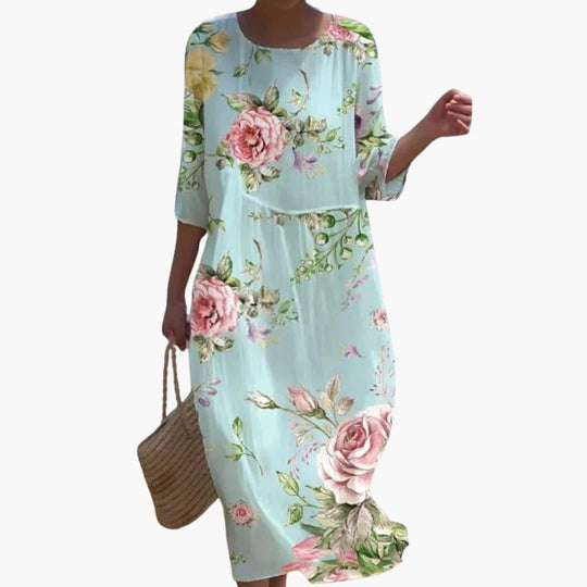 Lightweight Printed Summer Dress - Casual Fit for Women