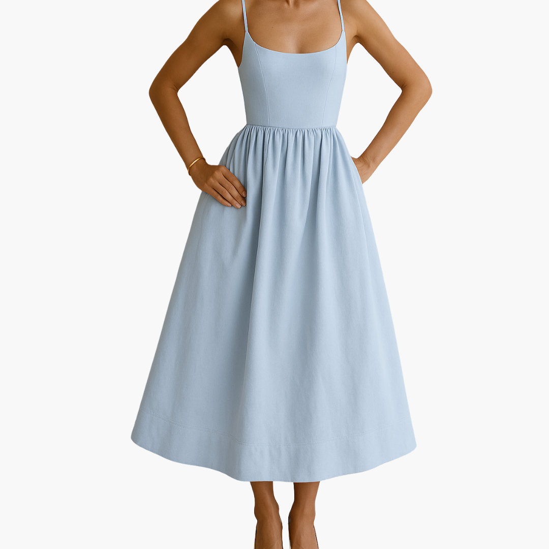 Sleeveless Elegant Dress - Women's Formal Evening Wear