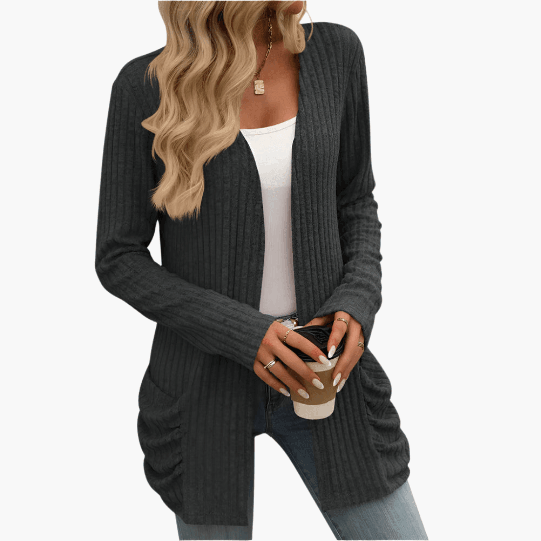 Cozy Knit Cardigan – Women's Chunky Cable Knit Sweater