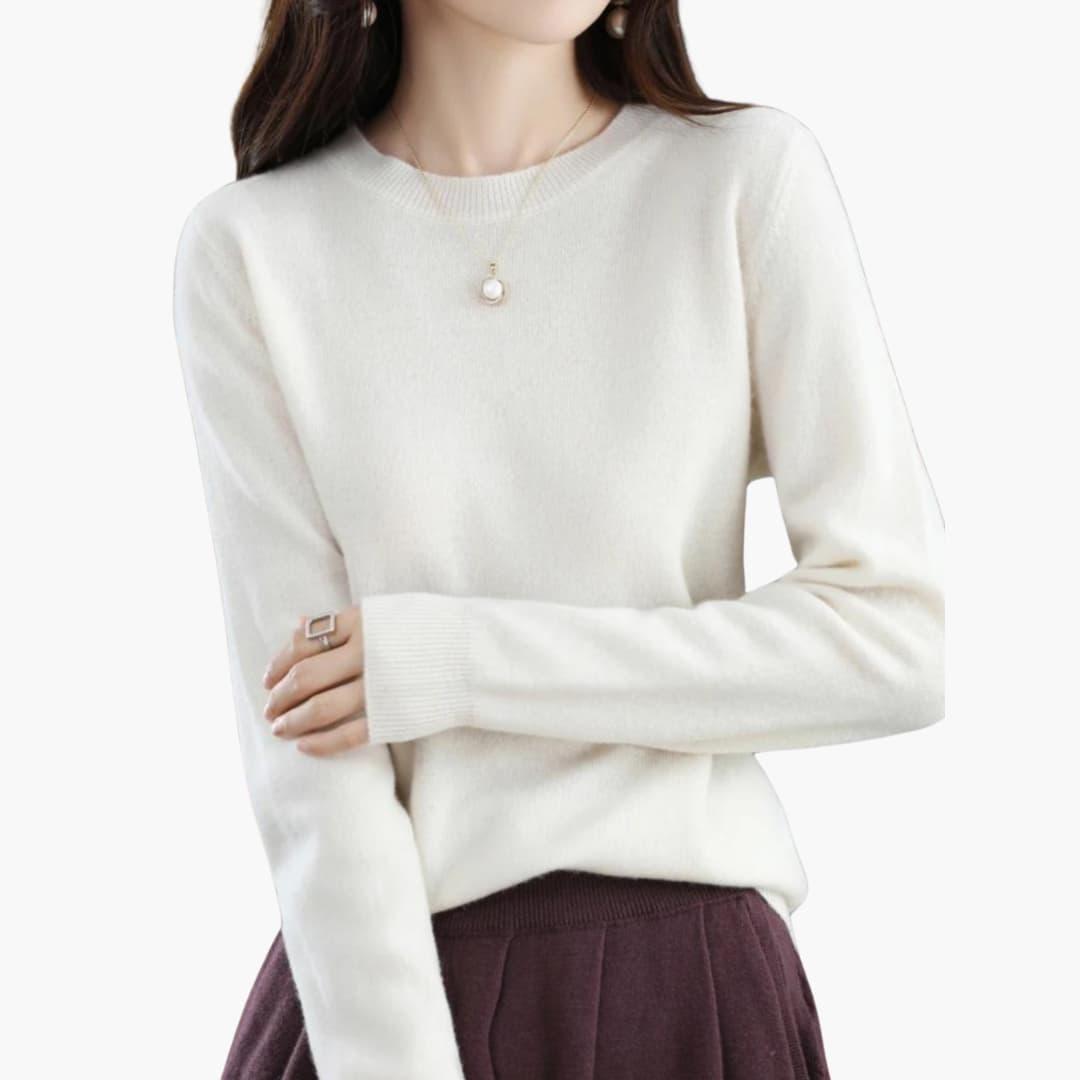 Stylish Wool Jumper – Women's Chunky Knit Sweater