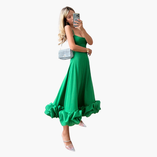Elegant Flowing Dress for Women - Perfect for Evening Events
