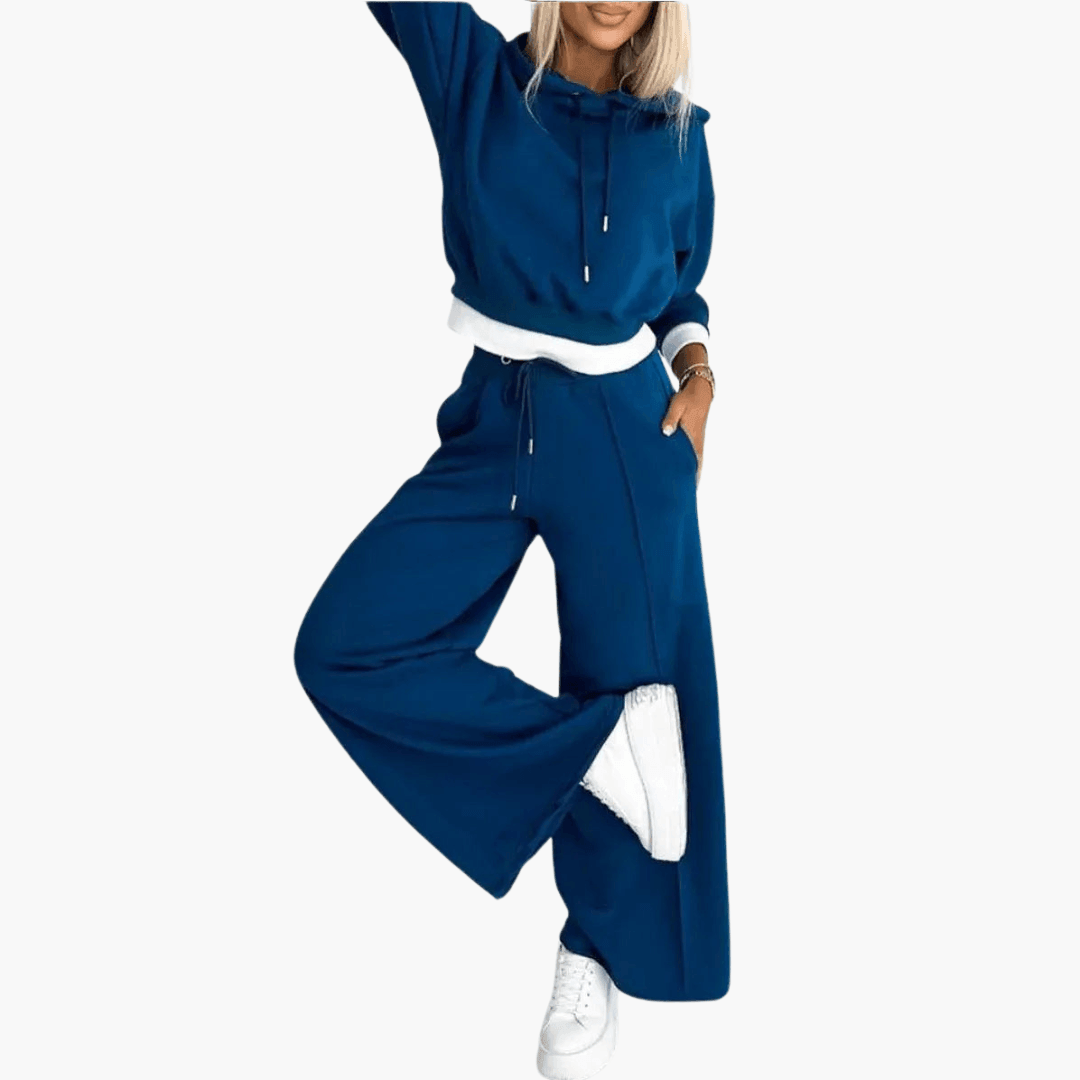 Knit Lounge Set – Women's Cozy Two-Piece Loungewear Outfit