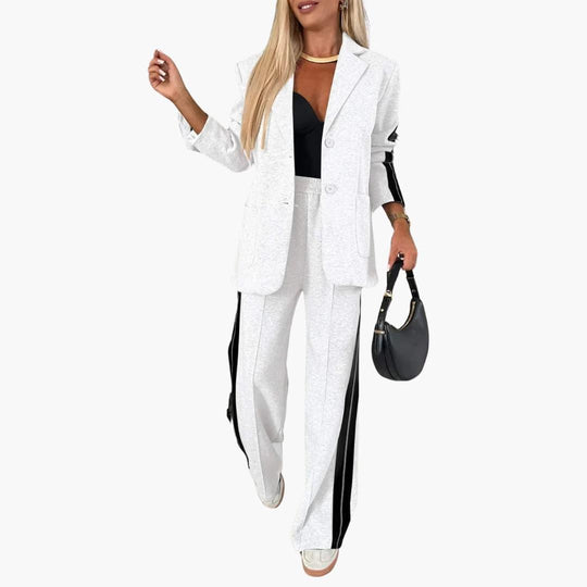 Quinn | 2-Piece Set with Elegant Lines - IsabellaMae