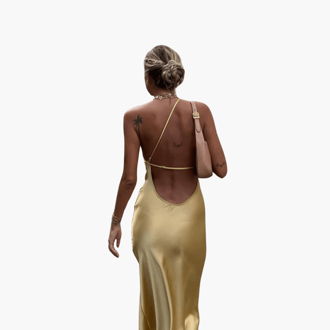 Lightweight Summer Midi Dress - Flowy Fit Casual Wear for Women