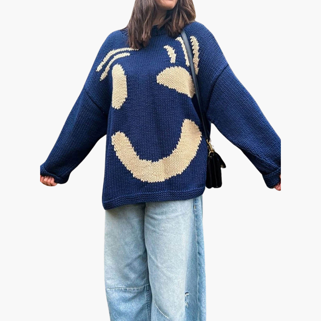 Chunky Cable Knit Sweater - Women's Oversized Jumper