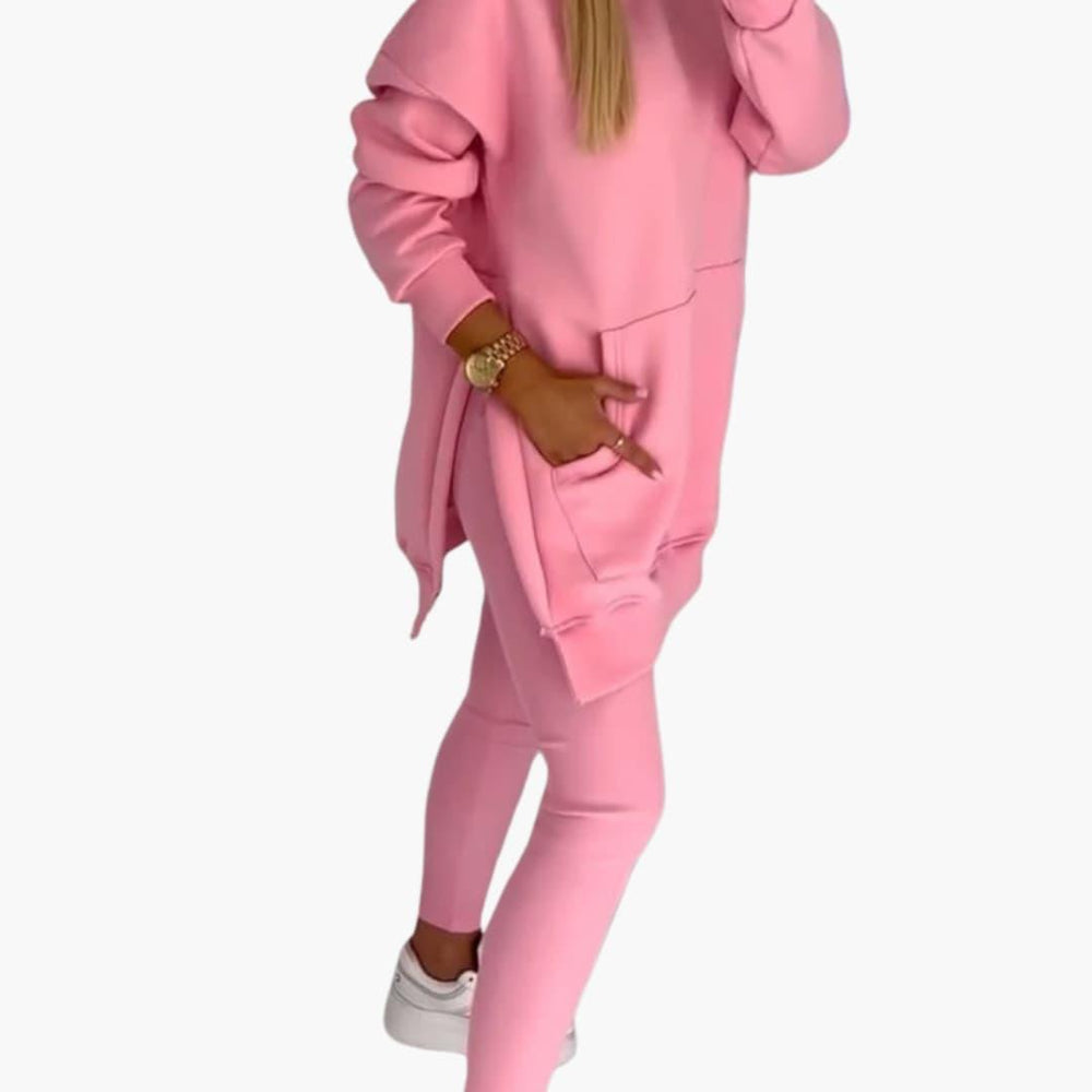 Hoodie & Leggings Set – Women's Cozy Two-Piece Loungewear