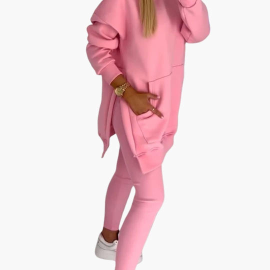 Hoodie & Leggings Set – Women's Cozy Two-Piece Loungewear