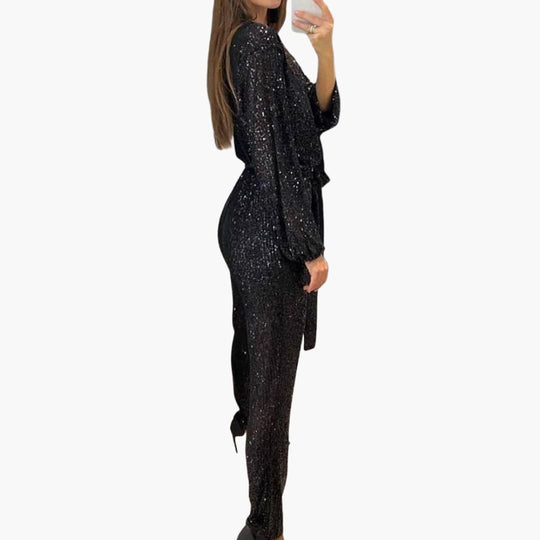 Sequin Party Jumpsuit for Women – Glamorous & Comfortable