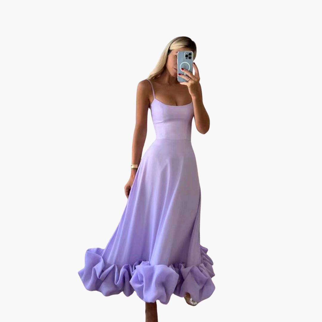 Elegant Flowing Dress for Women - Perfect for Evening Events