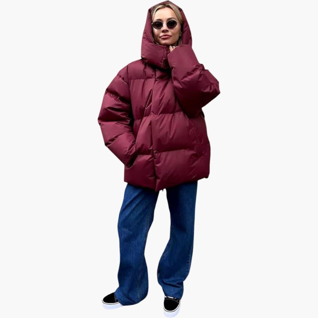 Oversized Puffer Jacket – Women's Lightweight Winter Coat
