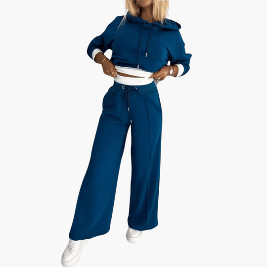 Knit Lounge Set – Women's Cozy Two-Piece Loungewear Outfit