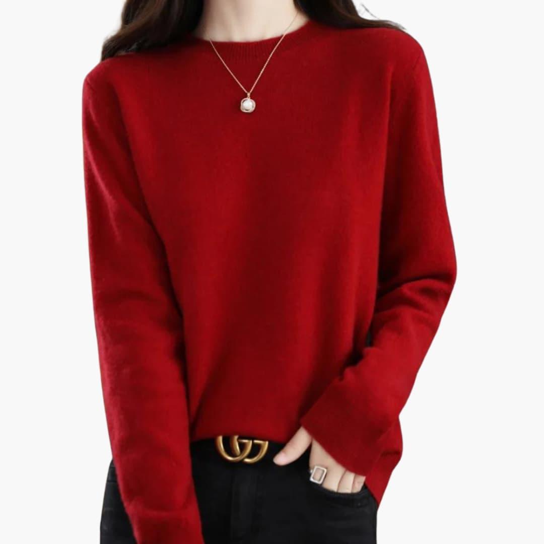 Stylish Wool Jumper – Women's Chunky Knit Sweater