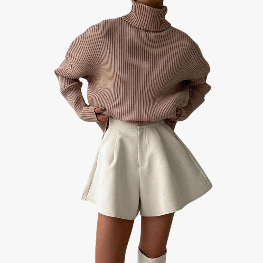 Flared Pleated Shorts - For Women’s Chic Summer Days