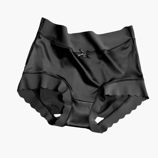 Silk High-Waist Panties - Seamless Luxury for Women Daily