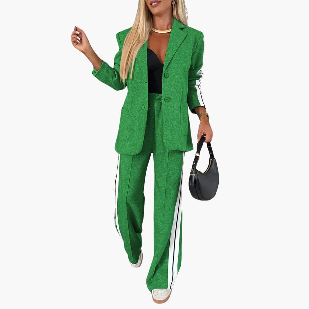 Quinn | 2-Piece Set with Elegant Lines - IsabellaMae