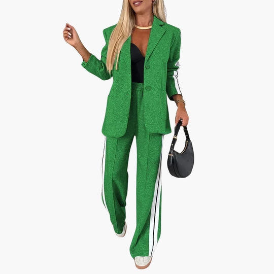 Quinn | 2-Piece Set with Elegant Lines - IsabellaMae