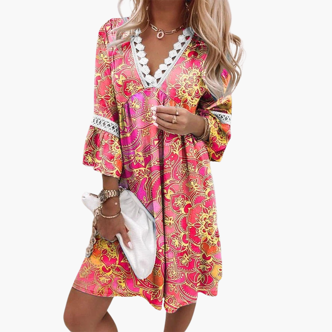Boho Mini Dress - For Women’s Light & Breezy Summer Days