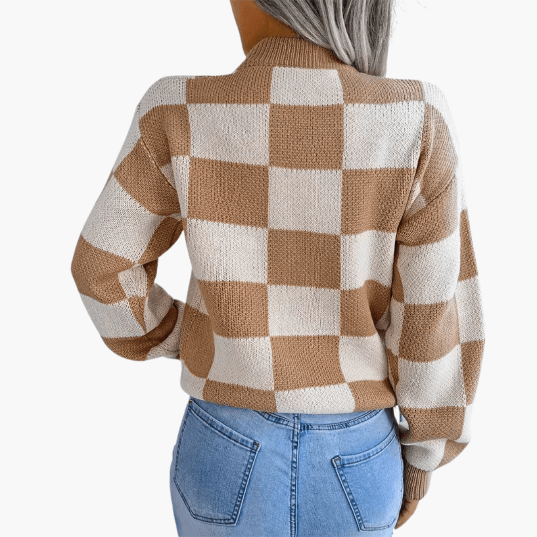 Modern Knit Jumper – Women's Cozy Oversized Sweater