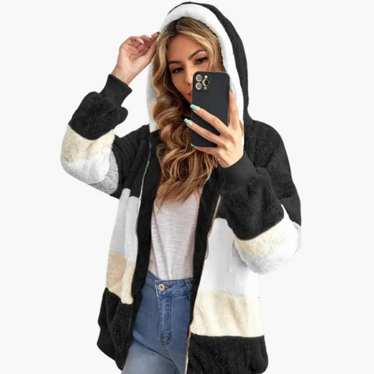 Oversized Hoodie Coat for Women - Cozy Winter Street Style