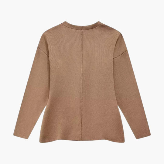 Fitted Knit Cardigan for Women - Lightweight Slim Fit Style