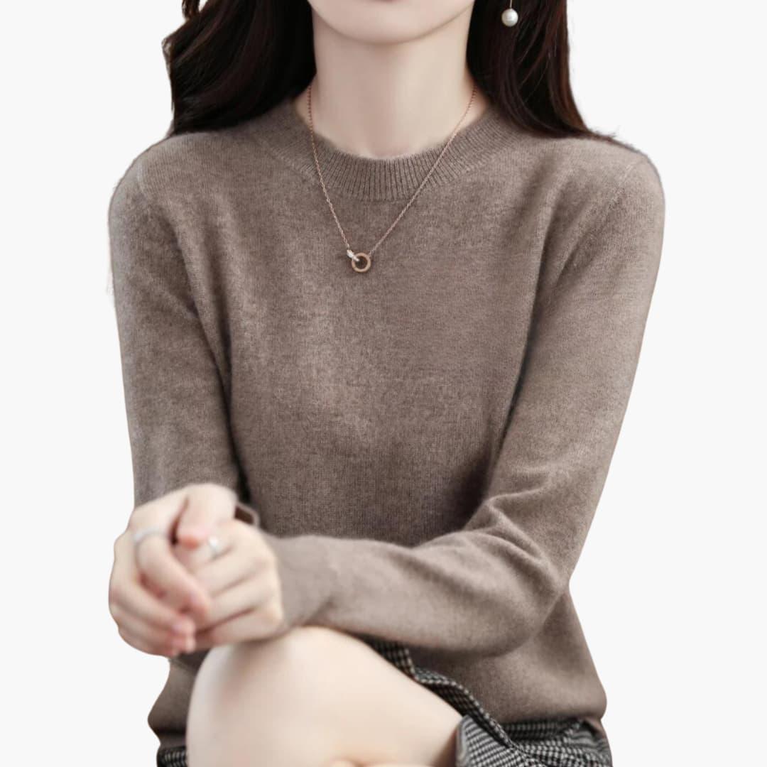 Stylish Wool Jumper – Women's Chunky Knit Sweater