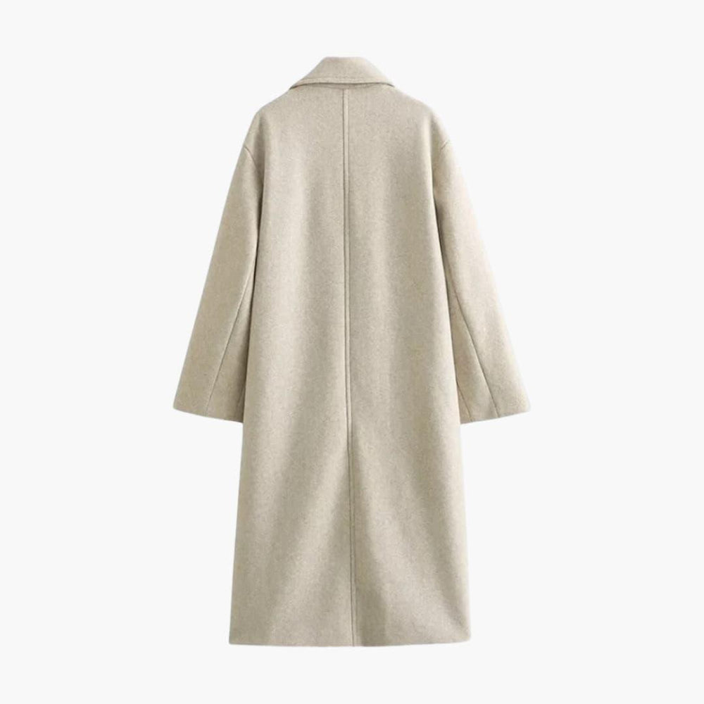 Oversized Wool Coat – Women's Longline Winter Essential