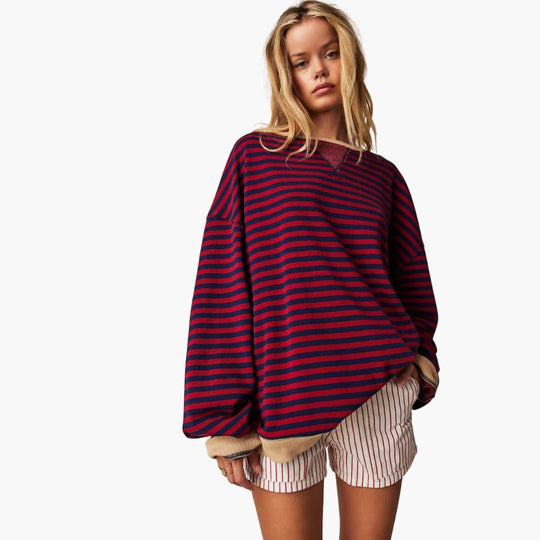 Cosy Knit Jumper - Relaxed Fit Winter Pullover for Women