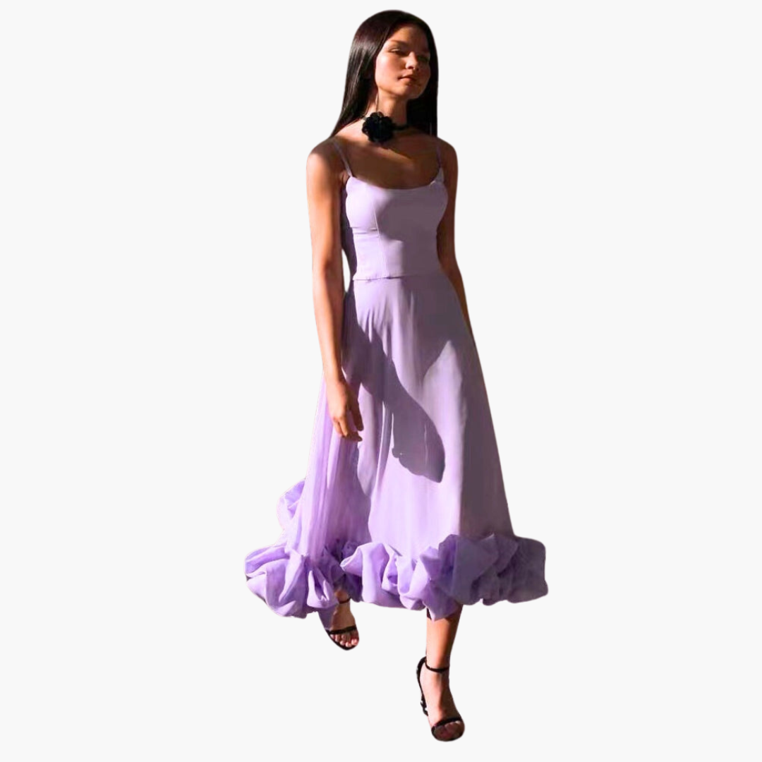 Elegant Flowing Dress for Women - Perfect for Evening Events