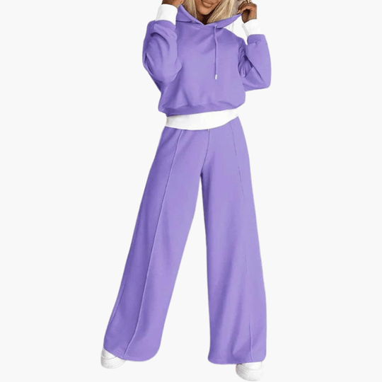 Knit Lounge Set – Women's Cozy Two-Piece Loungewear Outfit