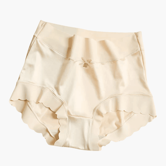 Silk High-Waist Panties - Seamless Luxury for Women Daily