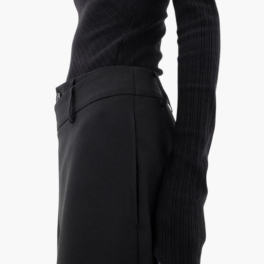 Ladies slim fit trousers for women - structured waist style