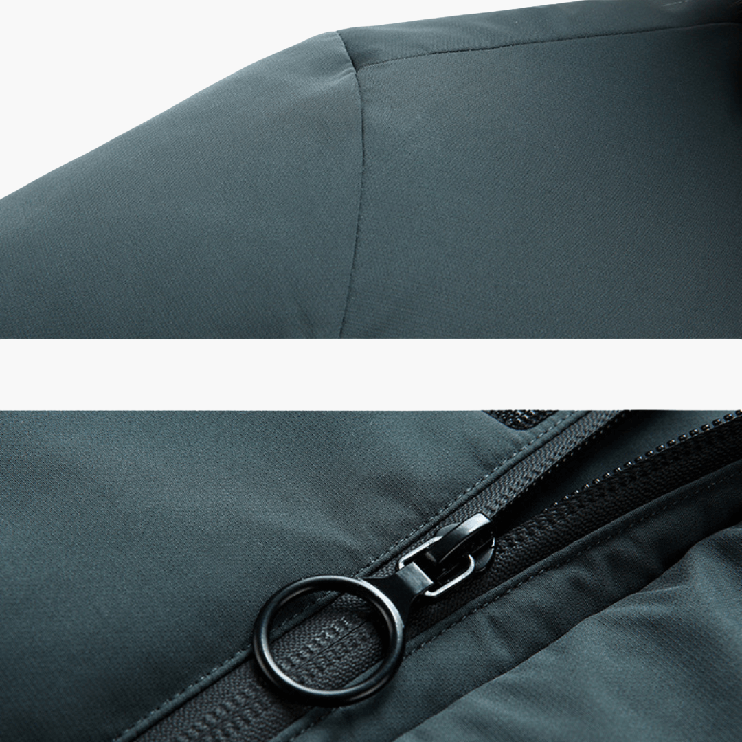 Down Parka Coat with Fur Hood - Warm Winter Jacket for Men