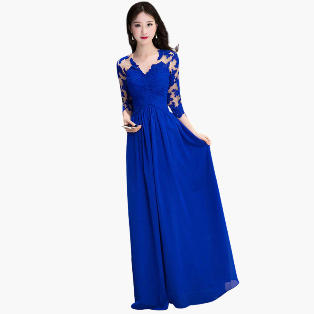 Elegant Maxi Dress - Women's Formal Wedding Guest Attire