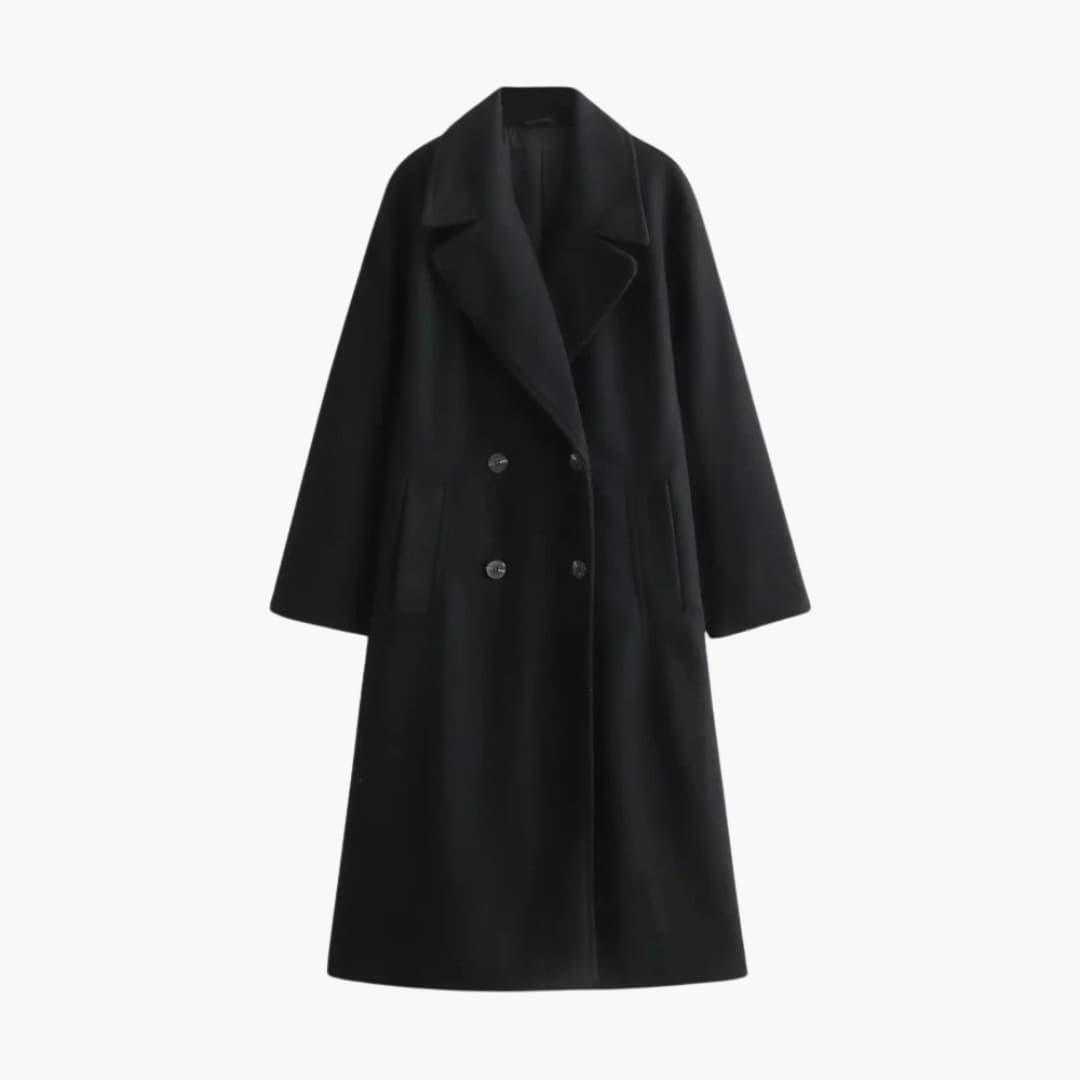Oversized Wool Coat – Women's Longline Winter Essential