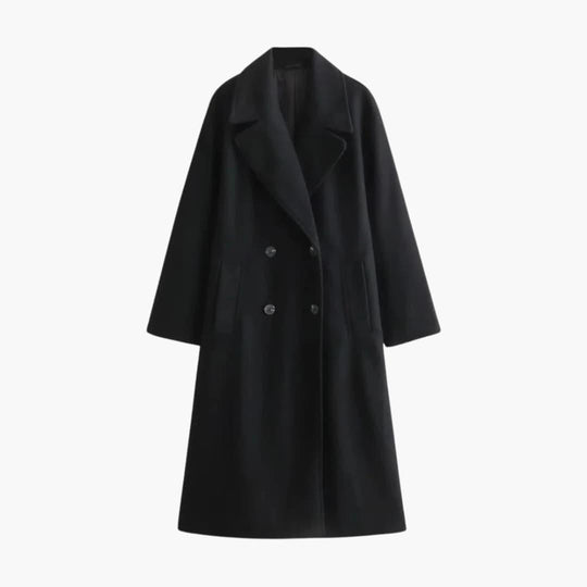 Oversized Wool Coat – Women's Longline Winter Essential