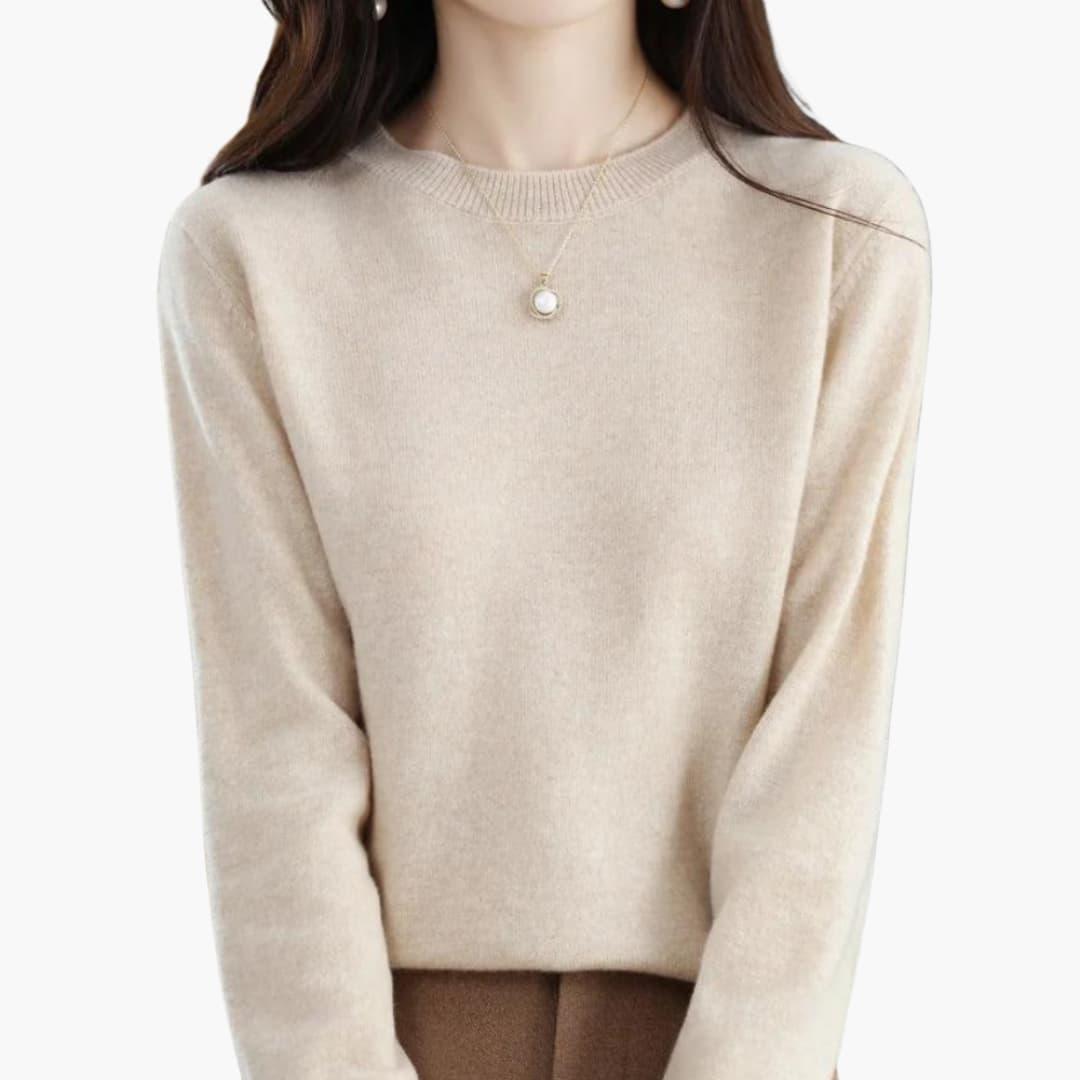 Stylish Wool Jumper – Women's Chunky Knit Sweater