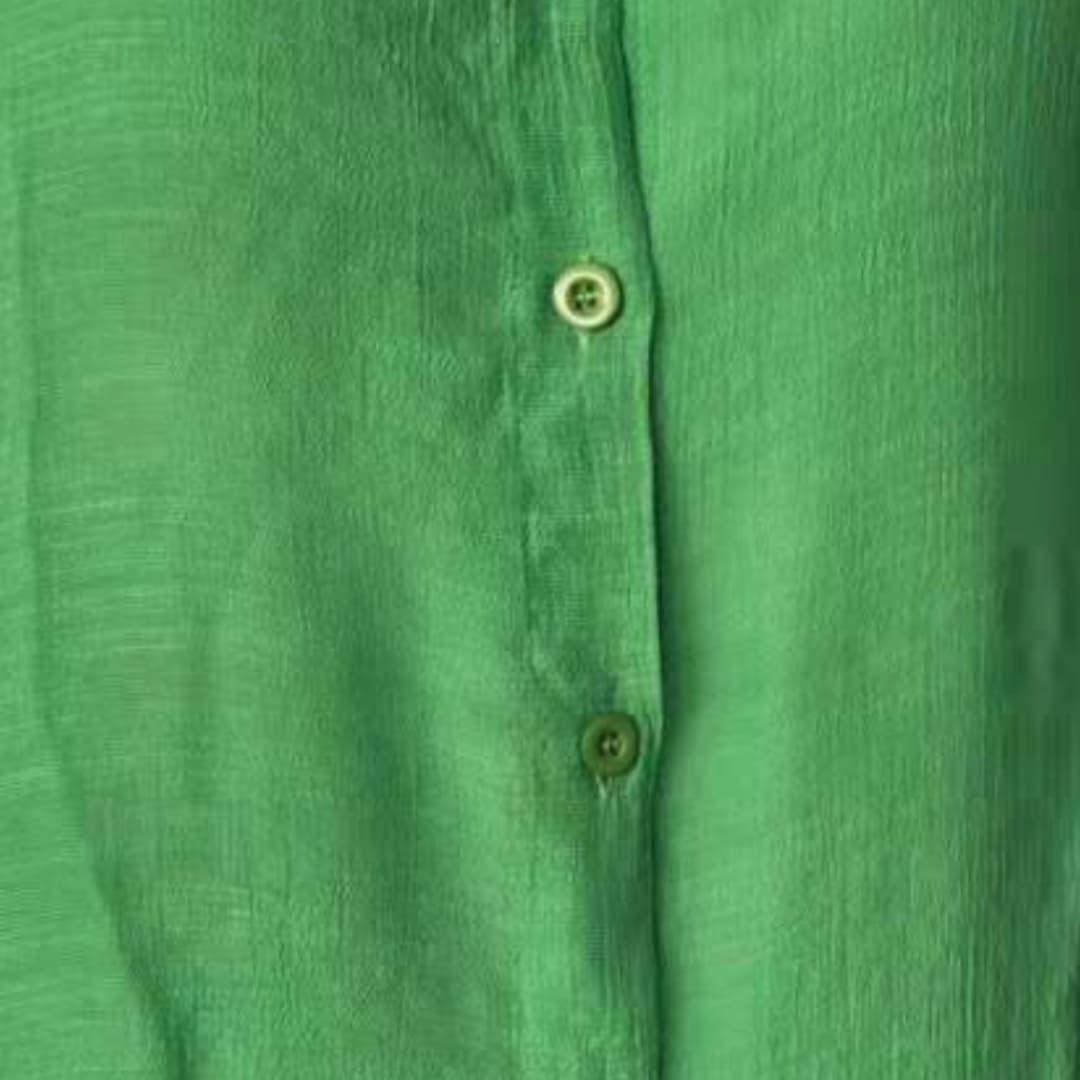 Knee-Length Button-Down Casual Dress for Women - Relaxed Fit