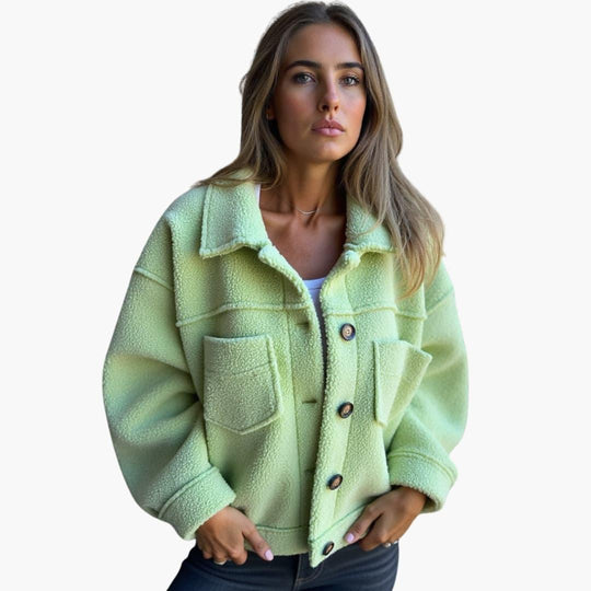 Elegant Wool Winter Coat – Women's Tailored Longline Fit