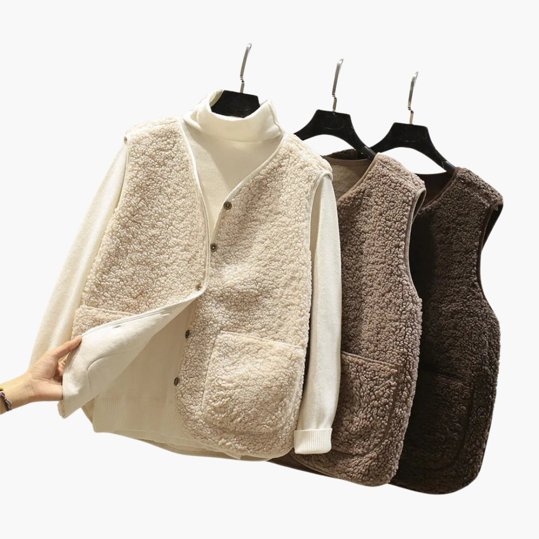 Chic Wool Vest for Women - Versatile and Stylish Layer