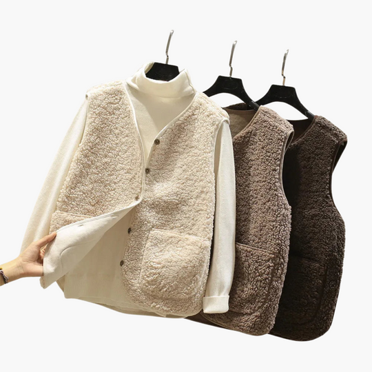 Chic Wool Vest for Women - Versatile and Stylish Layer