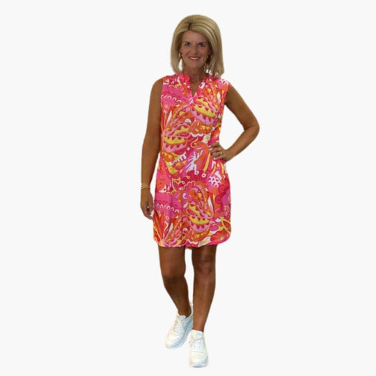 Sleeveless Summer Midi Dress - Flowy Casual Fit for Women