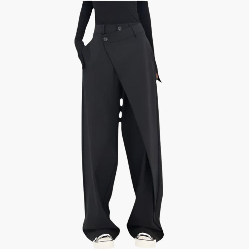 Ladies slim fit trousers for women - structured waist style