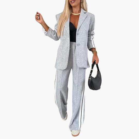 Quinn | 2-Piece Set with Elegant Lines - IsabellaMae