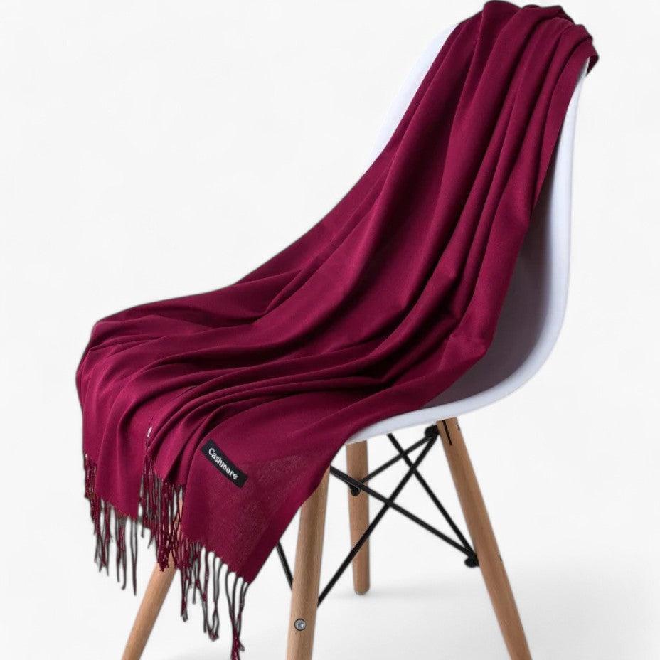 Colorful Tassel Scarf – Women's Lightweight Boho Accessory