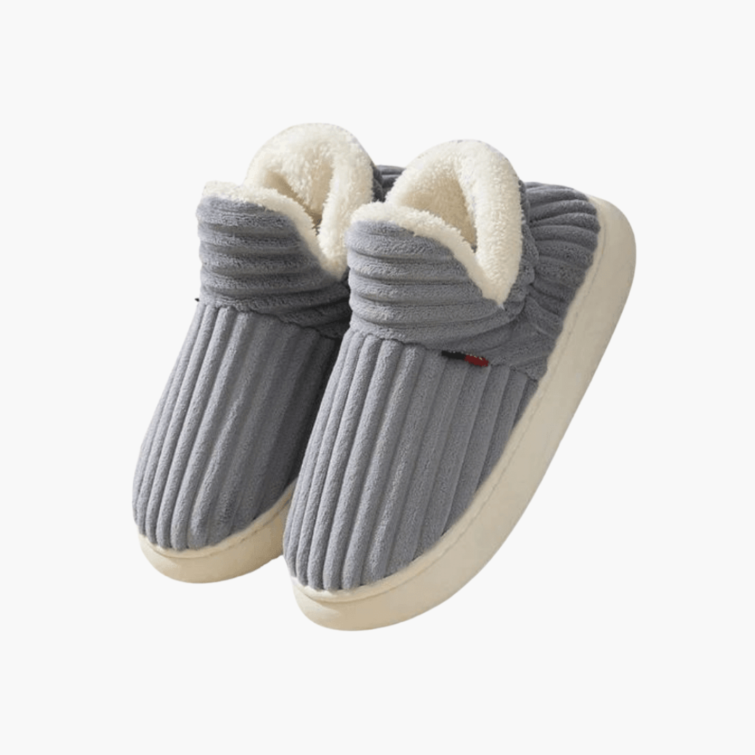 Plush Indoor Slippers for Women - Warm Cosy House Shoes
