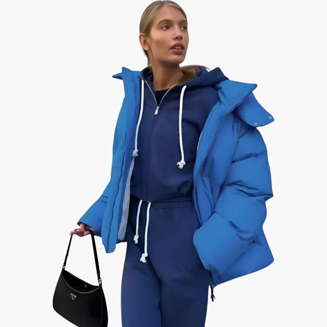 Oversized Puffer Jacket – Women's Lightweight Winter Coat